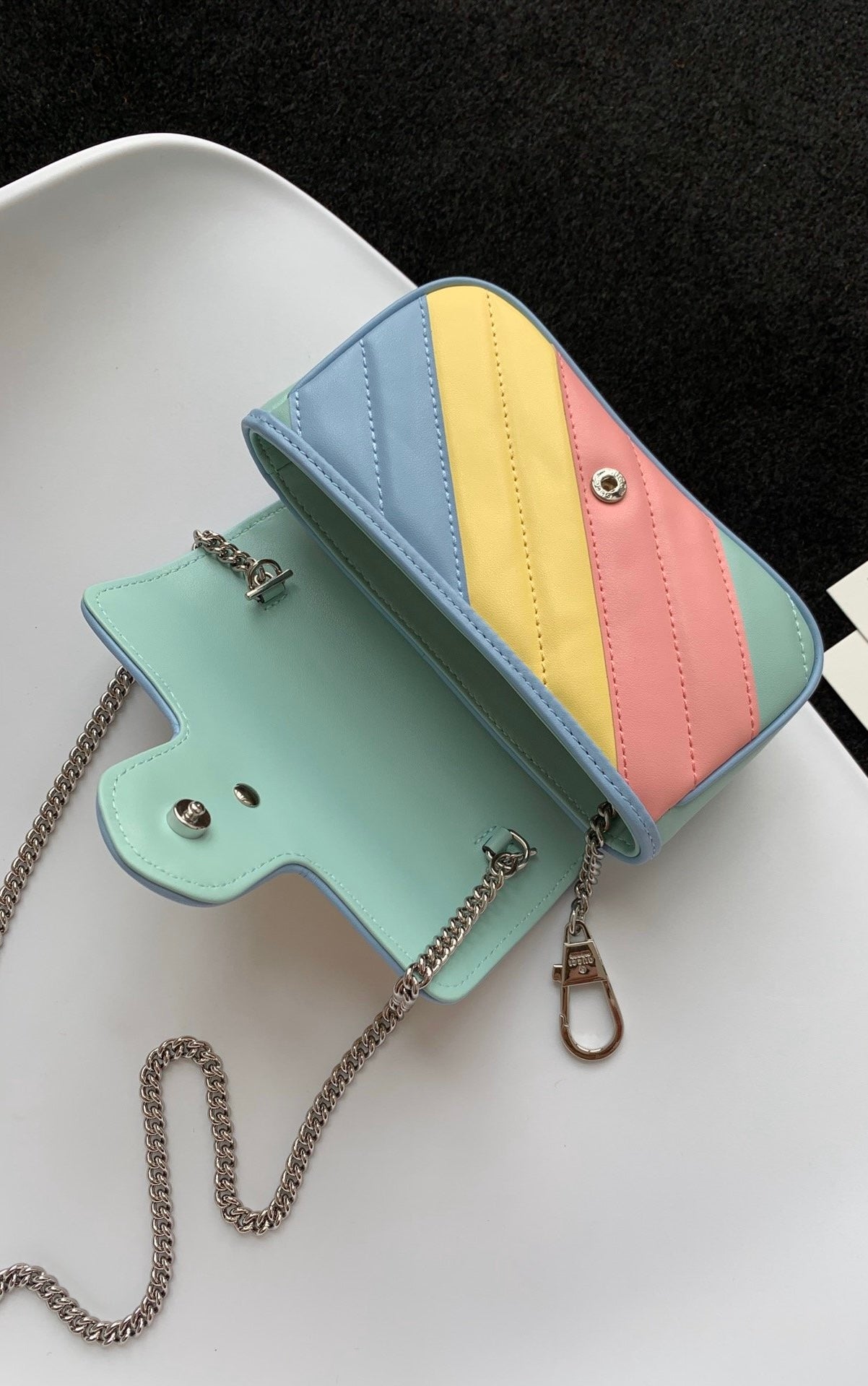 The G Matelasse Shoulder Clutch